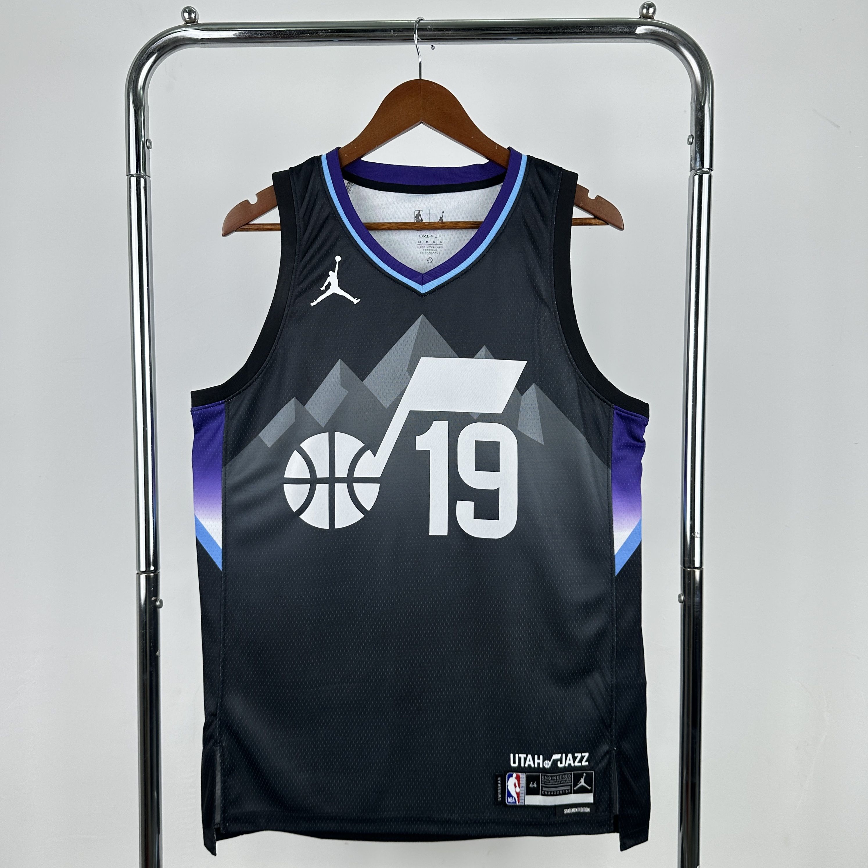 Men Utah Jazz #19 Bailey Black Seasons 2026 NBA Jersey